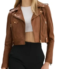 womens-brown-faux-leather-crop-biker-jacket