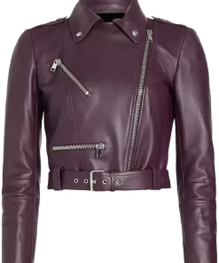 womens-burgundy-faux-leather-cropped-biker-jacket