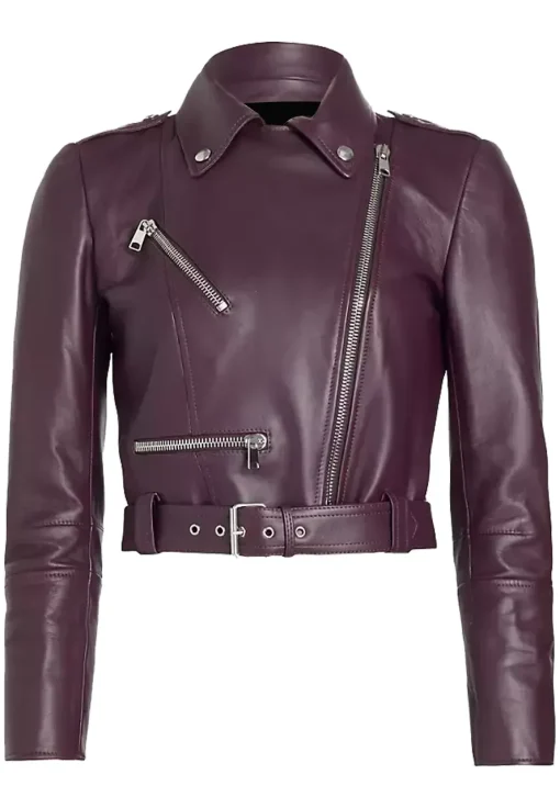 womens-burgundy-faux-leather-cropped-biker-jacket