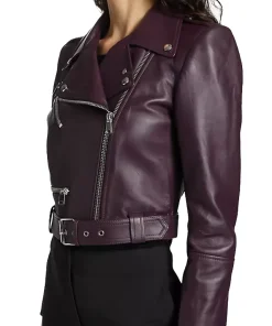 womens-burgundy-faux-leather-cropped-biker-jacket