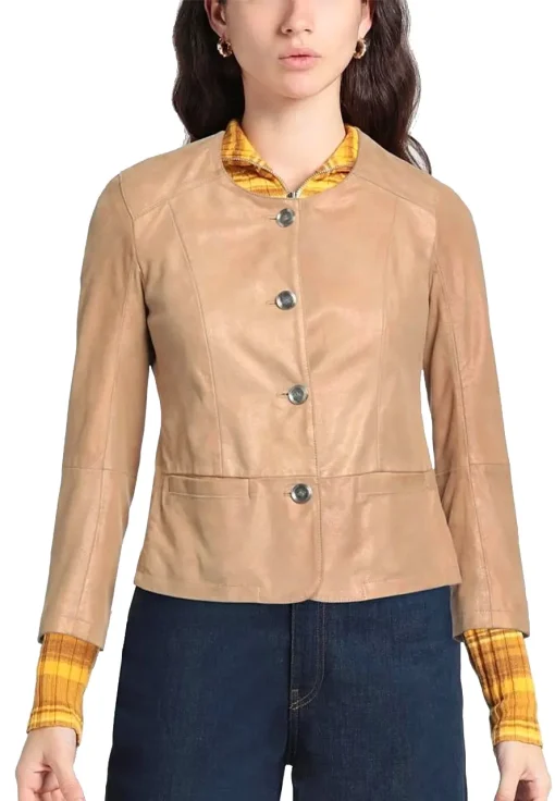 womens-button-front-camel-faux-leather-jacket