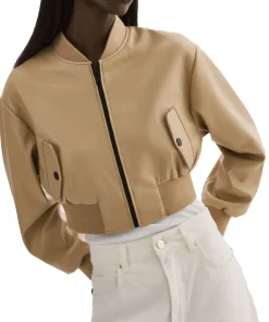 womens-camel-faux-leather-crop-bomber-jacket