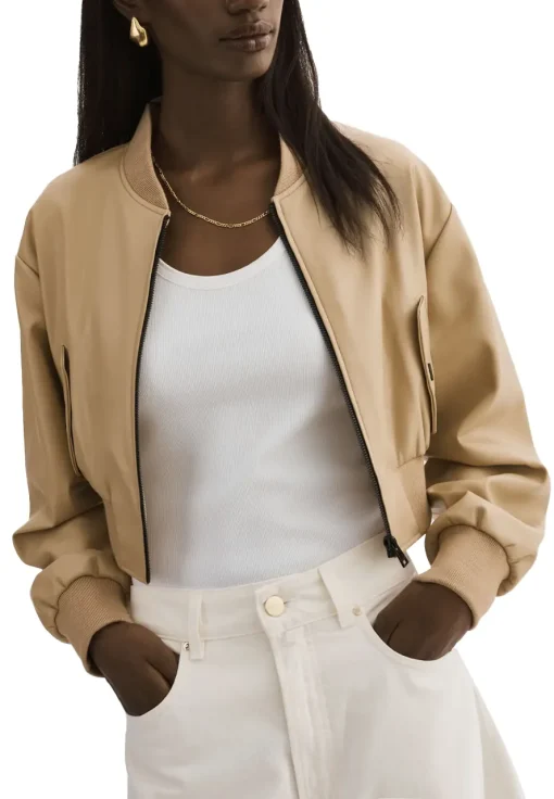 womens-camel-faux-leather-crop-bomber-jacket