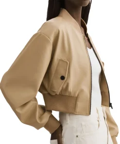 womens-camel-faux-leather-crop-bomber-jacket