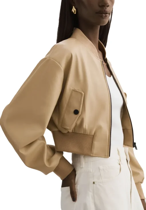 womens-camel-faux-leather-crop-bomber-jacket