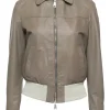 womens-classic-grey-faux-leather-bomber-jacket