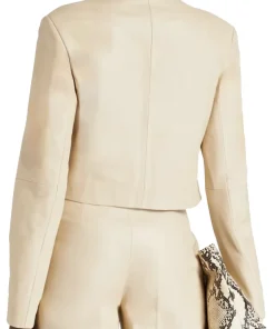 Womens Cream Faux Leather Jacket 5 cream-faux-leather-biker-jacket
