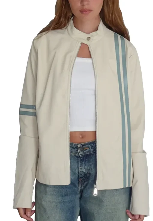 womens-cream-faux-leather-biker-jacket-with-blue-stripe
