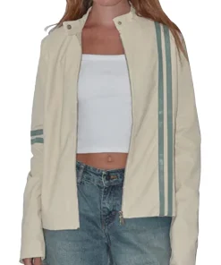 womens-cream-faux-leather-biker-jacket-with-blue-stripe