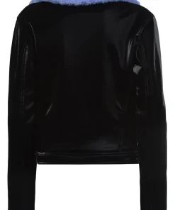 womens-fur-collar-black-faux-leather-jacket
