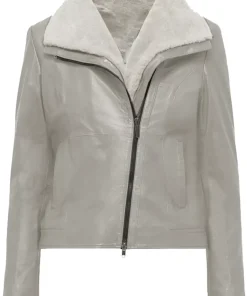 womens-gray-faux-leather-shearling-jacket