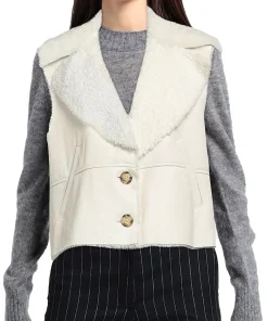 womens-ivory-faux-leather-shearling-vest