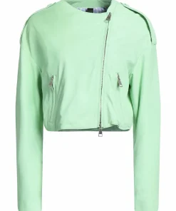 womens-light-green-faux-leather-biker-jacket