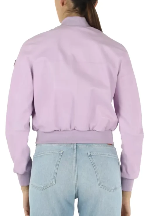 womens-light-purple-faux-leather-bomber-jacket