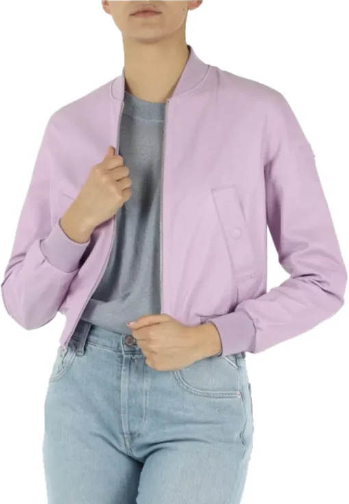 womens-light-purple-faux-leather-bomber-jacket