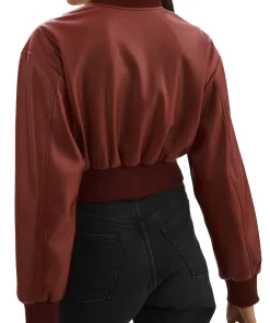 womens-maroon-faux-leather-crop-bomber-jacket