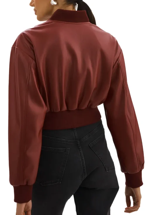 womens-maroon-faux-leather-crop-bomber-jacket