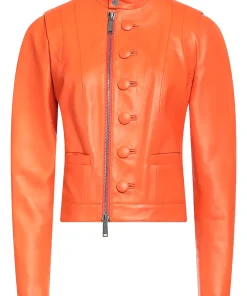 womens-moto-orange-faux-leather-jacket