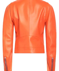 womens-moto-orange-faux-leather-jacket
