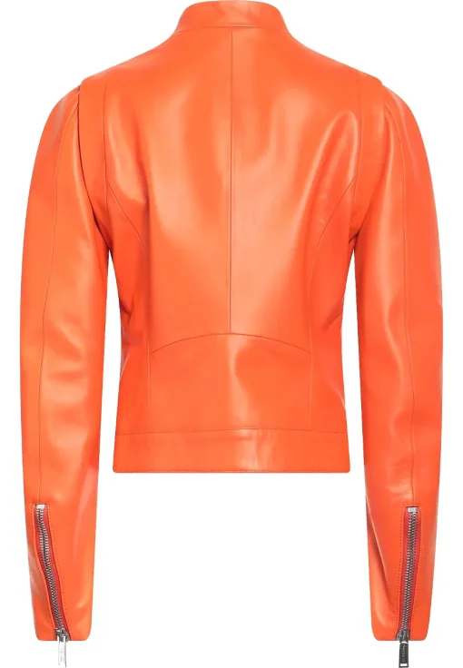 womens-moto-orange-faux-leather-jacket