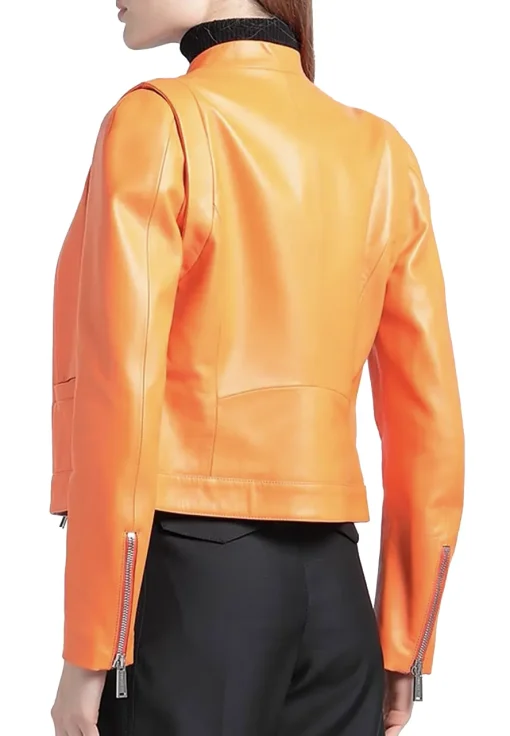 womens-moto-orange-faux-leather-jacket