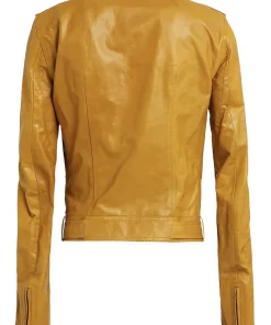womens-mustard-faux-leather-biker-jacket