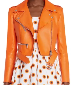 womens-orange-faux-leather-cropped-biker-jacket