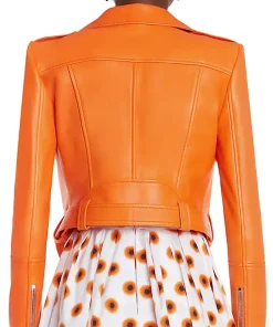 womens-orange-faux-leather-cropped-biker-jacket