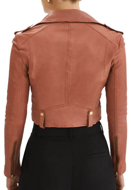 womens-peach-faux-leather-crop-biker-jacket