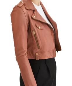 womens-peach-faux-leather-crop-biker-jacket