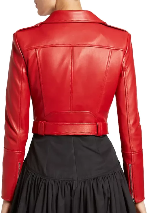 womens-red-faux-leather-crop-biker-jacket