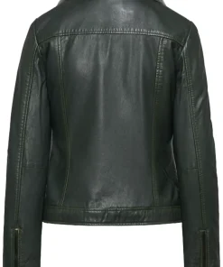 womens-shearling-green-faux-leather-jacket