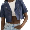 womens-short-sleeve-blue-faux-leather-biker-jacket
