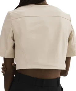 womens-short-sleeve-bone-faux-leather-biker-jacket