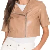 womens-short-sleeve-camel-faux-leather-biker-jacket