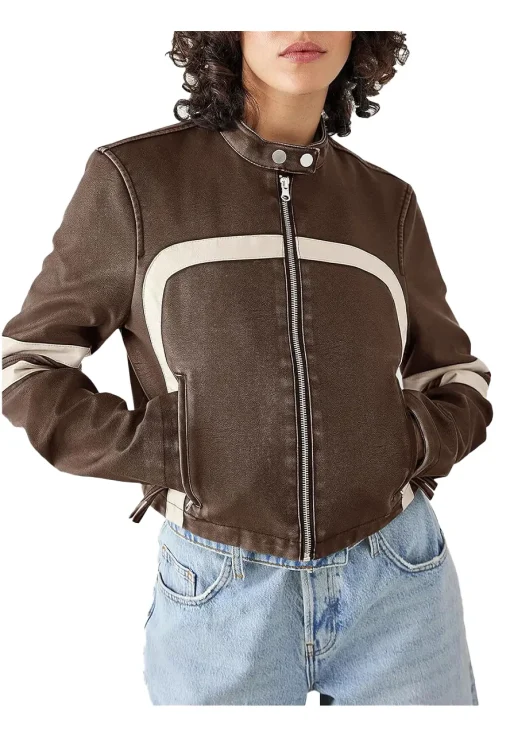 womens-brown-faux-leather-motocross-jacket-with-white-stripes