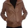 womens-pilot-brown-faux-leather-bomber-jacket
