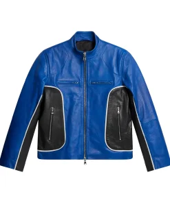 mens-blue-and-black-faux-leather-jacket