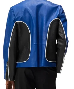 mens-blue-and-black-faux-leather-jacket