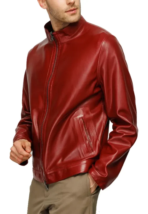 mens-faux-leather-burgundy-jacket