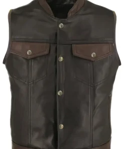 mens-faux-leather-two-tone-vest