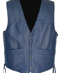 mens-navy-blue-faux-leather-vest