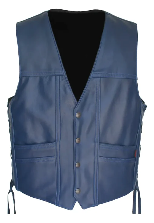 mens-navy-blue-faux-leather-vest