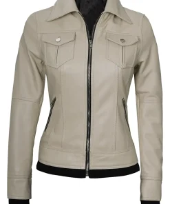 womens-beige-faux-leather-bomber-jacket-with-removable-hood