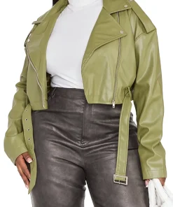 womens-biker-khaki-faux-leather-jacket
