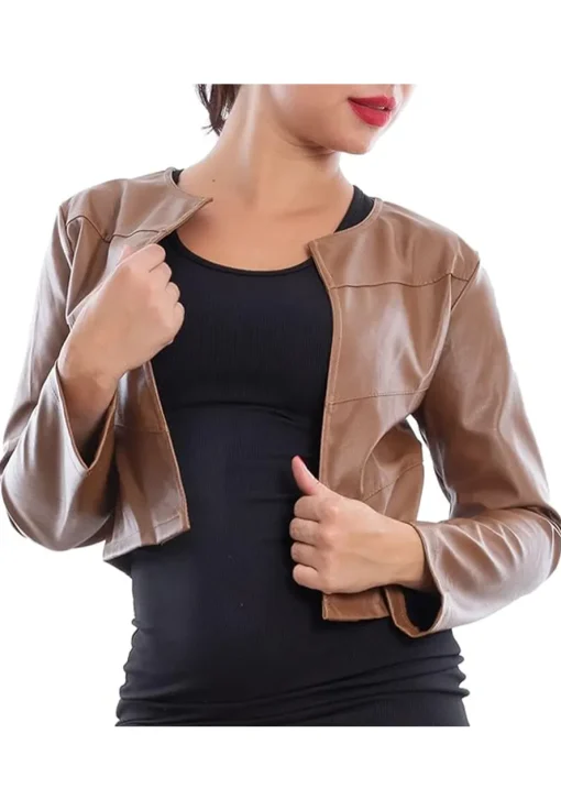 womens-bolero-brown-faux-leather-short-jacket