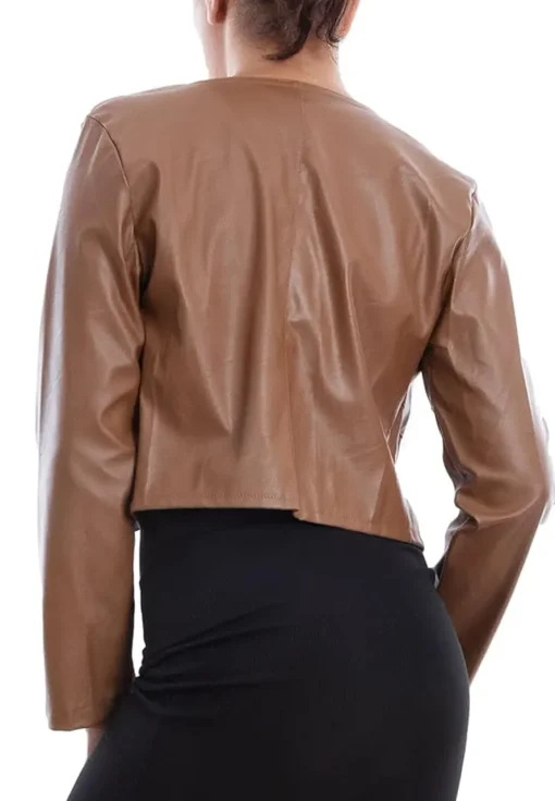 womens-bolero-brown-faux-leather-short-jacket