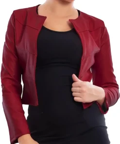 womens-bolero-burgundy-faux-leather-short-jacket