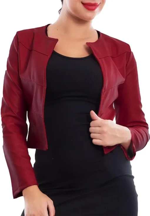 womens-bolero-burgundy-faux-leather-short-jacket