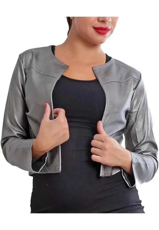 womens-bolero-grey-faux-leather-short-jacket